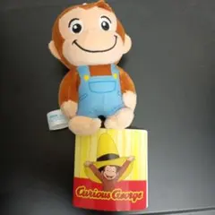 おさるのジョージ ぽってりマスコット オーバーオール ぬいぐるみ 新品未使用
