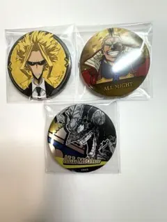 ヒロアカ　オールマイト　缶バッジセット