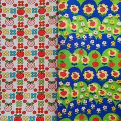 レトロポップシーチング生地 小柄