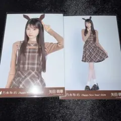 乃木坂４６　矢田萌華　生写真　干支午　チュウヒキ