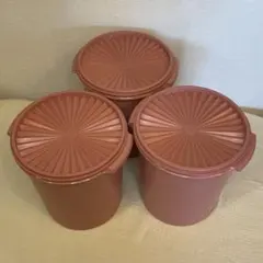 良品 タッパーウェア　マキシデコレーター　3個セット 食品保存容器のサムネイル