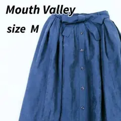Mouth Valley フェイクスエード 飾り前ボタン フレアスカート Mのサムネイル