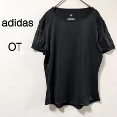 【アディダス】CLIMALITE Tシャツ 半袖 スポーツ 速乾 ブラック OT