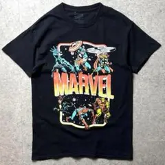 MARVEL　アメコミ　キャラクター　アメカジ　ストリート　レトロ　黒　S