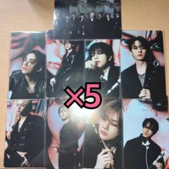 Stray Kids トレカ ATE HMV ラキドロ B ８種コンプ ×5 ①