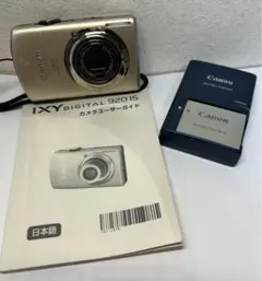 【完動品】Canon キャノン IXY 920 IS 付属品箱付　SDカード付き 中古】Canon キヤノン IXY Digital 920 IS ゴールド コンパクト