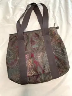 ETRO エトロ ナイロン トートバッグ エコバッグ　ペイズリー柄のサムネイル