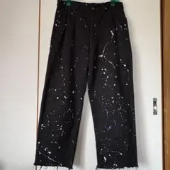 60's フランス軍 m52 黒染めブラック ペイント加工 チノパン