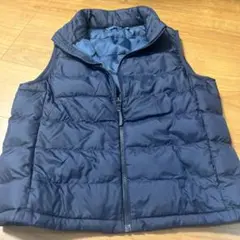 未着用　UNIQLO ネイビー ダウンベスト 150