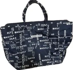 【中古美品】PEARLY GATES ロゴ総柄 ロッカーバッグ ボストンバッグのサムネイル