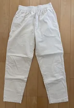 【GU】コーデュロイシェフパンツ　ホワイト　Sサイズ