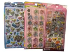 パワーパフガールズ　パワパフ　うるちゅるポップシール　ドロップジェリー　おはじき