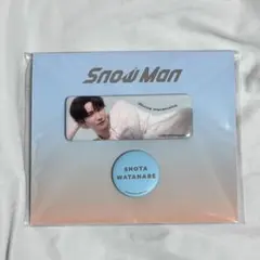 新品未開封 SnowMan 渡辺翔太 缶バッジセット ファミクラストア