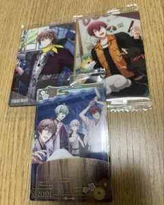 アイナナ ウエハース カード 24 ŹOOĻ 御堂虎於 狗丸トウマ レア 箔押し