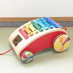 ジャノー ザイロローラー 木製 鉄琴 車 玩具 おもちゃ