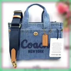 新品未使用 COACH スモールツアートート ラブドデニム チャーム - メルカリ