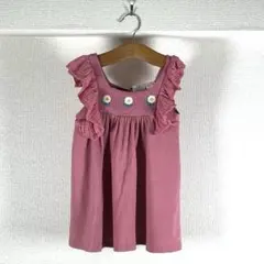 ZARA ザラ子供服 お花刺繍 ワンピース ノースリーブ 2160のサムネイル