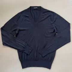 Cruciani カシミヤシルクニット ダークネイビー 44