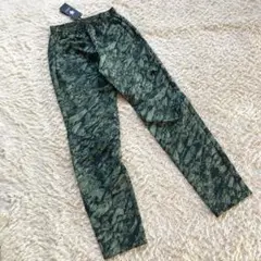 未使用 デサント ジャージ クロス パンツ メンズL グリーン カモフラ 緑
