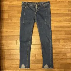 ダメージ加工スキニーデニム 29