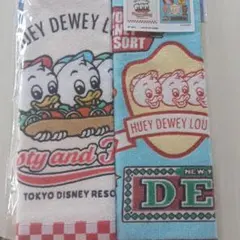 ヒューイ・デューイ・ルーイ ミニタオル2枚セット