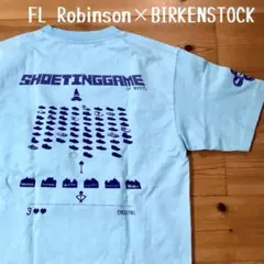 FL Robinson×BIRKENSTOCK 半袖 Tシャツ　コットン　水色
