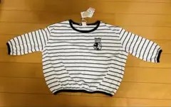 【新品未使用タグ付き】リトシー　ミッキー　ボーダー　長袖　100センチ　しまむら