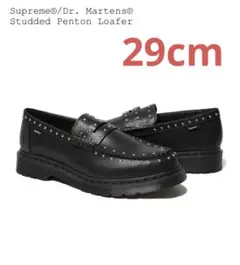 新品　正規品　シュプリーム ドクターマーチン　スタッズ　26センチ Supreme Dr Martens Studded Penton Loafer シュプリーム