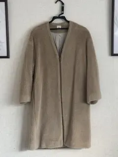 【お値下げ】BEAUTY&YOUTH ボアロングコート 6 ベージュ