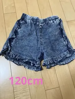 BREEZE フリル付きデニムショートパンツ 120