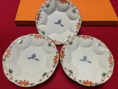 ◉セール！新品　有田焼　中皿3枚セット　赤絵　鶴松窯のサムネイル