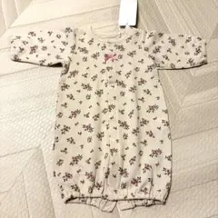50cm 60cm カバーオール コンビドレス プレオール 2way 花柄