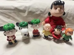 スヌーピー チャーリーブラウン ルーシー PEANUTS ソフビ ボブルヘッド