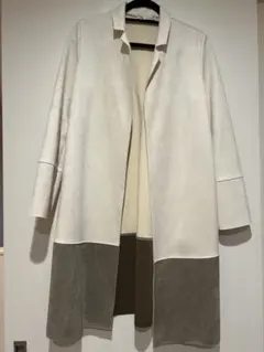 ZARA スエード風ロングコート
