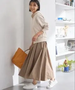 23区　洗える　ルミエール　タフタ　フレアスカート