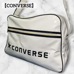 【CONVERSE】 コンバース　エナメル ショルダーバッグ ホワイトのサムネイル