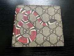 GUCCI GGスプリーム スネーク 二つ折り財布のサムネイル