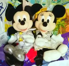 ミッキー&ミニー　ぬいぐるみペア　マグネット入『ワンマンズドリームⅡフィナーレ』