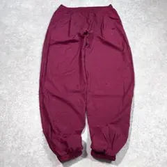 90s ヴィンテージ NIKE ナイロンワイドパンツ M ボルドー 1997年製