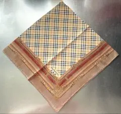 【未使用・美品】Burberrys チェック柄 ハンカチ