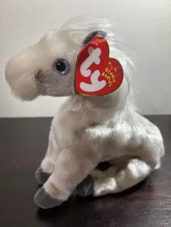 【美品・タグ付き】ty ビーニーベイビーズ Lightning 馬 ぬいぐるみ