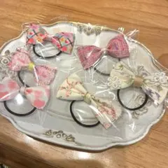 シングルリボンヘアゴム　アソートセット