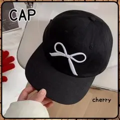 キャップ レディース 帽子 リボン 刺繍 かわいい