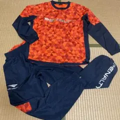 ペナルティ ピステ上下セット ネイビー×オレンジ