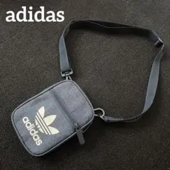adidas デニム　ショルダー　ポシェット　ポーチ