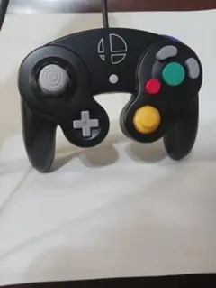 ゲームキューブコントローラー　スマブラブラック