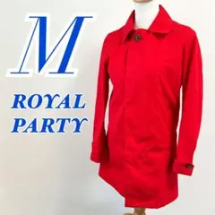 ROYAL PARTY トレンチコート M レッド　カラーコート　カジュアル