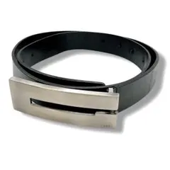 GUCCI✨グッチ　ベルト　レザー　ブラック　ロングサイズ　長め　メンズ　Gロゴ