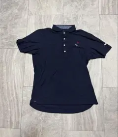BURBERRY GOLF ポロシャツ ネイビー チェック柄 - メルカリ