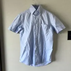 鎌倉シャツ Maker's Shirt 鎌倉 半袖シャツ S 水色 ボタンダウンのサムネイル
